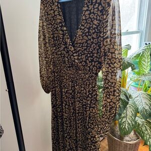 Who What Wear Leopard Dress